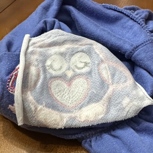 Vintage Buster Brown Blue and Pink Owl Sweater - Picture 6 of 9